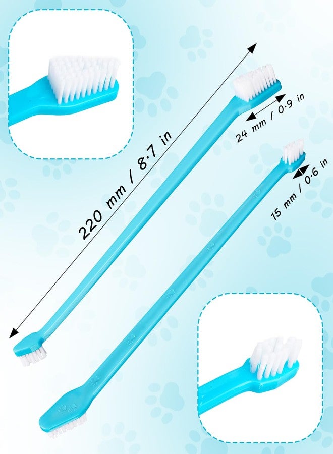 CRAZYBELLY 30 Pcs Pet Toothbrush Kit - Dual-Headed Toothbrush for Dogs & Cats - 10 Colors - Image 2